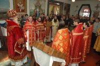 В тюремном храме исправительной колонии № 89 состоялось праздничное богослужение