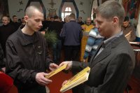 В тюремном храме исправительной колонии № 89 состоялось праздничное богослужение