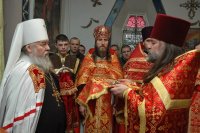 В тюремном храме исправительной колонии № 89 состоялось праздничное богослужение