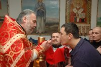 В тюремном храме исправительной колонии № 89 состоялось праздничное богослужение