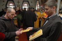 В тюремном храме исправительной колонии № 89 состоялось праздничное богослужение