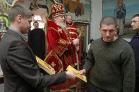 В тюремном храме исправительной колонии № 89 состоялось праздничное богослужение