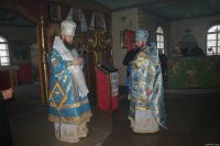 Архипастырский визит в Свято-Покровский храм с. Привольное Солонянского района