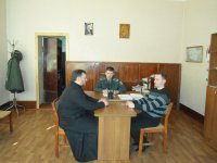 31.03.12 Посещение ИК №89 и встреча с  зам начальника по социально-психологической работе с осуждеными