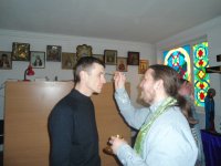 31.03.12 Встреча волонтёров БО "ЦСА-Преображение" с председателем общественной организации "Феникс" Сергеем Соломахой: диалог о начале совместной работы по реабилитации алко- и наркозависимых