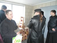 01.04.12 Архииерейское служение в 34-й  женской колонии в г. Днепродзержинске