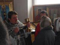 01.04.12 Архииерейское служение в 34-й  женской колонии в г. Днепродзержинске