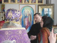 01.04.12 Архииерейское служение в 34-й  женской колонии в г. Днепродзержинске