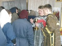 01.04.12 Архииерейское служение в 34-й  женской колонии в г. Днепродзержинске