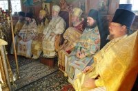 Правящий Архиерей возглавил престольное торжество в храме Всех Русских святых при духовно-образовательном центре жилмассива Одинковка