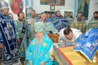 В Тихвинском женском монастыре митрополит Ириней возглавил празднование престольного торжества