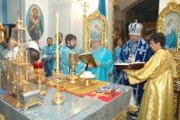 В Тихвинском женском монастыре митрополит Ириней возглавил празднование престольного торжества