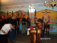 Божественная литургия в ИК №94