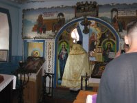 Божественная литургия в ИК №89