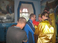 Божественная литургия в ИК №89