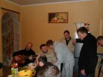 Преображенцы в дружеской домашней обстановке