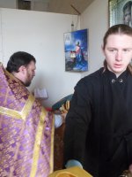 Божественная Литургия в Днепродзержинской ИК-34