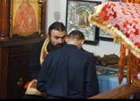 Пасхальная служба в Криворожской ИК-80 посещение волонтерами БО"Преображение" братии ХрамаСв.Вмчц.Анастасии Узорешительницы