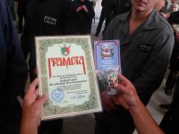 Пасхальная служба в Криворожской ИК-80 посещение волонтерами БО"Преображение" братии ХрамаСв.Вмчц.Анастасии Узорешительницы