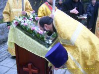 Привоз  мощей Святителя Луки на туберкулезную  зону.