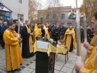 Привоз  мощей Святителя Луки на туберкулезную  зону.