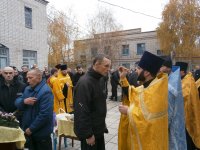 Привоз  мощей Святителя Луки на туберкулезную  зону.