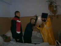 Привоз  мощей Святителя Луки на туберкулезную  зону.