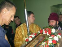 Привоз мощей Святителя Луки на Днепропетровское СИЗО
