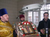 Привоз мощей Святителя Луки на Днепропетровское СИЗО