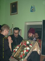 Привоз мощей Святителя Луки на Днепропетровское СИЗО