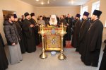 В Павлоградской женской исправительной колонии правящий архиерей возглавил открытие тюремного Николаевского храма