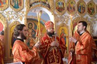 Божественна літургія у храмі Іоанна Воїна що при виправній колонії м. Конотоп.