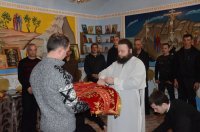 Божественна літургія у храмі Іоанна Воїна що при виправній колонії м. Конотоп.