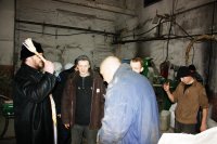 Литургия и Великое освящения воды в Днепропетровской ИК-89