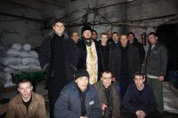 Литургия и Великое освящения воды в Днепропетровской ИК-89