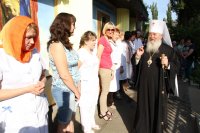 Престольный праздник больничной общины в честь святителя Луки Крымского при центре кардиологии и кардиохирургии