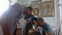 Последние подготовки перед открытием Храма на СИЗО
