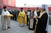 открытие Храма в честь Свт.Луки  освящение молитвенной комнаты и освящение места под новый храм на честь Преподобных отцов Киево-Печерских