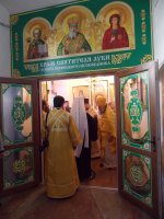 открытие Храма в честь Свт.Луки  освящение молитвенной комнаты и освящение места под новый храм на честь Преподобных отцов Киево-Печерских