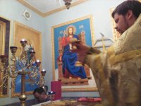 фото до публыкації отец Илья Коротков отслужил Божественную Литургию в Храме прп.Моисея Мурина