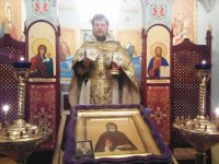 отец Илья Коротков отслужил Божественную Литургию в Храме прп.Моисея Мурина