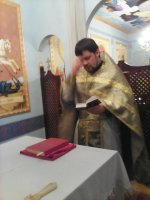 отец Илья Коротков отслужил Божественную Литургию в Храме прп.Моисея Мурина