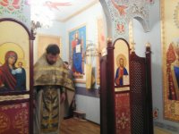 отец Илья Коротков отслужил Божественную Литургию в Храме прп.Моисея Мурина
