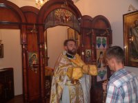 в Днепропетровском СИЗО состоялась Литургия в Храме Свт.Луки (Войно-Ясенецкого),которую возглавил, первый раз в стенах тюрьмы о.Богдан Каплун