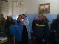 Руководитель БО ЦСА"ПРЕОБРАЖЕНИЕ" протоиерей Валентин Дорощук,провел молебен Святому Великомученику и Целителю Пантелеимону с чтением Акафиста