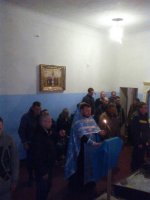 Руководитель БО ЦСА"ПРЕОБРАЖЕНИЕ" протоиерей Валентин Дорощук,провел молебен Святому Великомученику и Целителю Пантелеимону с чтением Акафиста