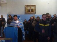 Руководитель БО ЦСА"ПРЕОБРАЖЕНИЕ" протоиерей Валентин Дорощук,провел молебен Святому Великомученику и Целителю Пантелеимону с чтением Акафиста