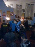 Руководитель БО ЦСА"ПРЕОБРАЖЕНИЕ" протоиерей Валентин Дорощук,провел молебен Святому Великомученику и Целителю Пантелеимону с чтением Акафиста