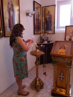 посетили женскую общину Храма в честь Иконы Божией Матери "Живоносный Источник",