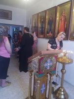 посетили женскую общину Храма в честь Иконы Божией Матери "Живоносный Источник",